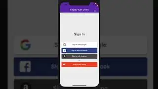Authentication Flow with Flutter & AWS Amplify