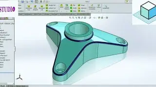 Solidworks Tutorial | Surface revolve l  Circular Pattern l Fillet l Sketch