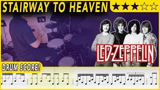 Stairway to Heaven - Led Zeppelin | DRUM SCORE Sheet Music | 