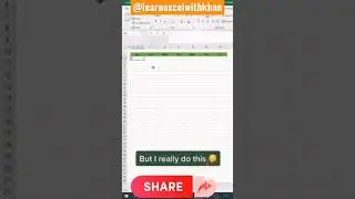 how i do our calender #excel #learning #shorts #youtubeshorts #excelformula #love #like