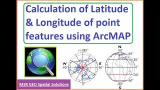 Calculation of Latitude and Longitude of point features using ArcMAP