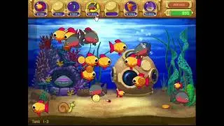 Insaniquarium! Deluxe Gameplay Tank 1. Steam Edition. Popcap Games.