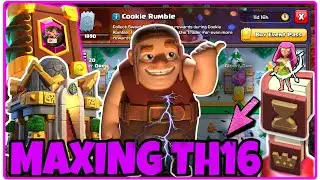 Using all Books 📚 to Unlock🔓all buildings / Cookie 🍪 Rumble Pass @ Townhall 16 in clash of clans