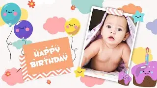 Videohive Kids Happy Birthday Slideshow » Free After Effects Templates   Premiere Pro Templates