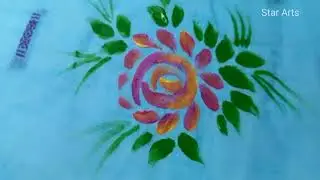saree painting for my mom on Mother's Day 💕