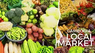 A Morning Stroll Through Cambodia's Local Markets | Behind the Scenes at a Cambodian Morning Market