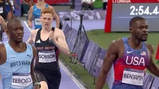 Men's 4x400m Final, Paris 2024 Olympics #olympics2024 #mens4x400m #letsiletebogo #raibenjamin
