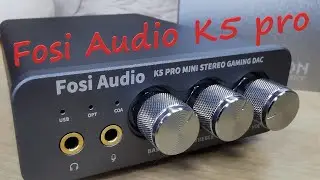 Fosi Audio K5 PRO Mini Stereo Gaming DAC - геймерский мини аудио комбайн