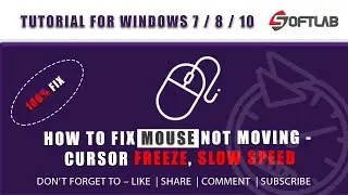 How to fix mouse not moving | Cursor Lagging | cursor Freezing Issue, slow speed in windows 10