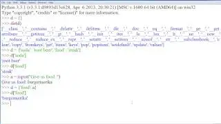 Python 3 Tutorial 11: Dictionaries Pt 1