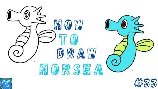 How To Draw Horsea | Pokemon