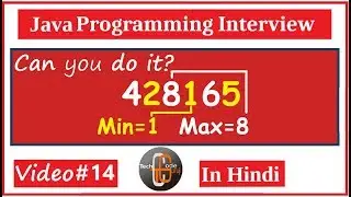 Java program to find minimum and maximum digit in a number| Java Interview Series