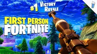 FIRST PERSON Fortnite Trickshotting! (Modded Fortnite)