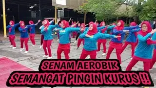 SENAM AEROBIK EMAK EMAK GEMOY‼️SEMANGAT MENURUNKAN BERAT BADAN