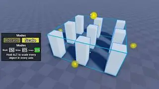 Scale & Rotate Multiple Parts from Their Own Position - Roblox Studio Plugin