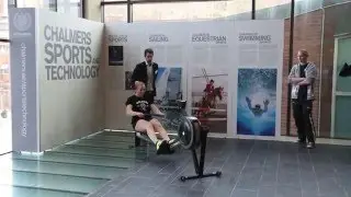 Indoor rowing world record at Chalmers