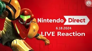 🔴 LIVE ❗️ Nintendo Direct June 2024 Live Reaction! Zelda HD Collection? Metroid Prime 4?