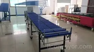 OEM Custom Automated Roller Conveyor System, Flexible Gravity Roller Conveyor for Boxes 