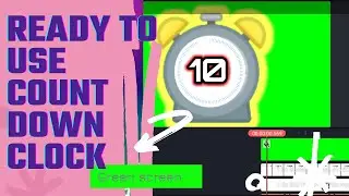 Ready to use clock for video making | green screen clock