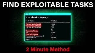 I Hacked Windows Through Its OWN Task Scheduler