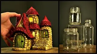 ❣DIY Fairy Cottage Using Jars❣