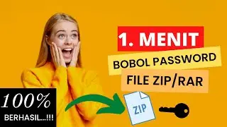 RAHASIA..!! Cara Membuka FILE ZIP yang DIPASSWORD TERBARU| Tanpa Aplikasi Dibongkar..!