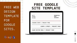 FREE Google Site Templates 2023