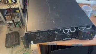 APC SURT5000 Battery Charger Fault - демонстрація роботи перед відправкою