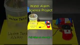 How to make water overflow alarm project #shortvideo #scinceproject #shorts #diy