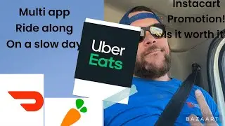DoorDash is dead! Instacart promotion did we get it? Multi app ride along #adayinmylife #motivation