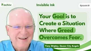 How to Ace Due Diligence: Insights From a Top Angel Investor. W/ Tony Shipley। Invisible Ink -Ep. 81
