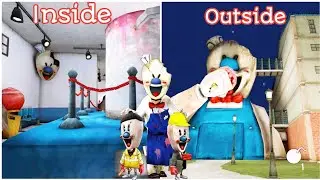 Ice Scream 4 How To Enter Secret Museum Area And Outside The Factory | Ice Scream 4