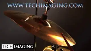High Speed Camera Video - Cymbal being hit