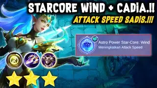 KARINA STARCORE WIND + CADIA.!! ATTACK SPEEDNYA SADISS.!! MAGIC CHESS MOBILE LEGENDS