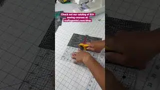 I cover every step in my online courses. Even simple tips like: Only cut when ruler is flat on mat.