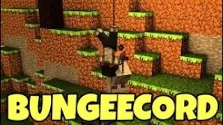 BUNGEE JUMPING IN MCPE // command block trick [Minecraft PE 1.1.3]