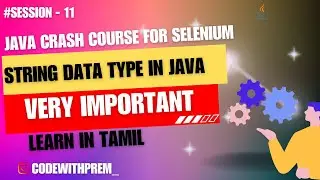 String data type in Java | 11 | code with prem 