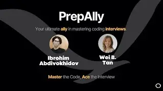 PrepAlly an Open Source and AI-powered Interview Preparation Platform. [Presentation]
