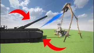 MASSIVE TANK V.S. Alien Robot (Teardown)