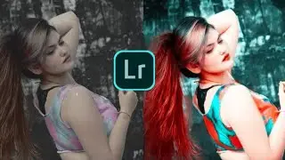 Lightroom red and blue  effects Edit | adobe lightroom editing 
