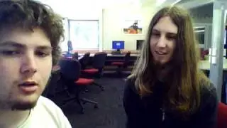 Harry interviews a black metal fan