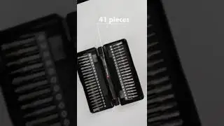 RW edition precision screwdriver set 41 pieces with Reinhold Würth signature.
