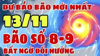 Dự báo thời tiết đêm nay và ngày mai 13/11 | dự báo bão mới nhất | dự báo thời tiết 3 ngày tới