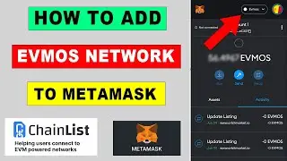 How to add EVMOS network to metamask | Add any EVM network one click