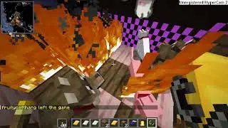 minecraft EPIC server trolling and grief (CAUGHT)