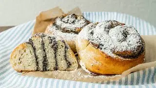 Улитки с маком и изюмом (сдобное тесто) | Babka knot with raisins and poppy