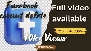 How to delete facebook account (2024) || permanent facebook account delete krna ka method...
