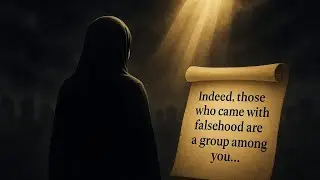 They accused Aisha (RA) the beloved wife of prophet Muhammad Pbuh,of something she never did .