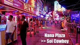 Bangkok Night walk - Nana to Cowboy