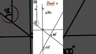 Find x  #mathshorts #maths #geometry #viral